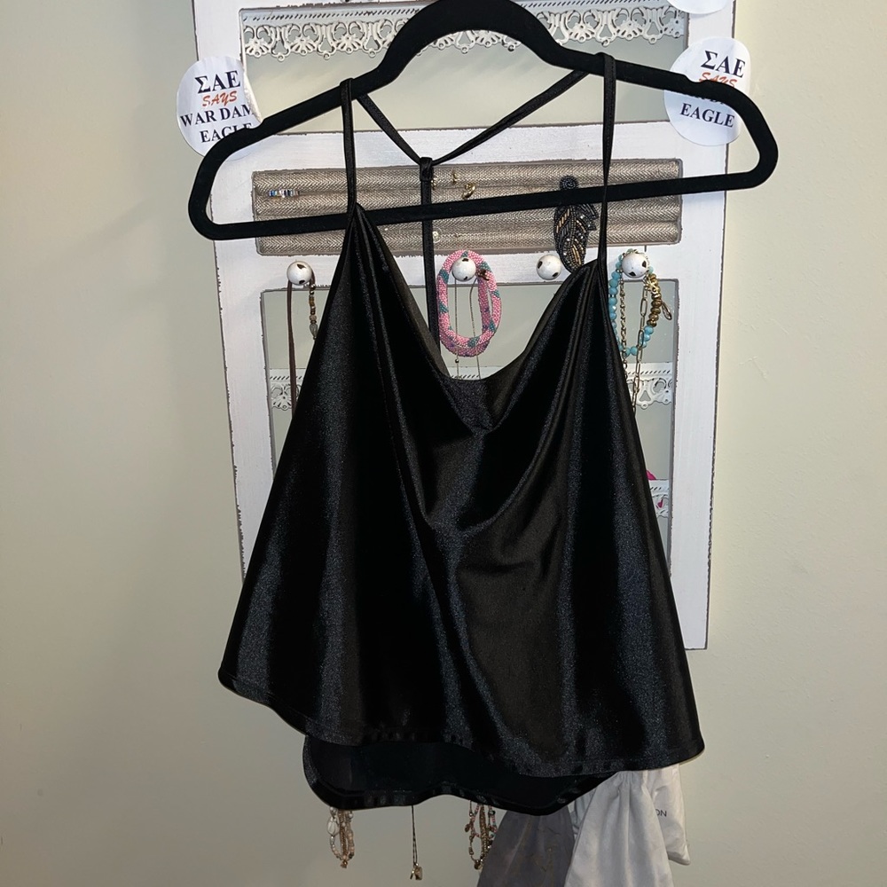 Cowl neck tank